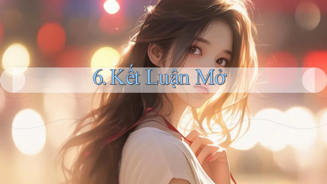 6. Kết Luận Mở 6. Kết Luận Mở