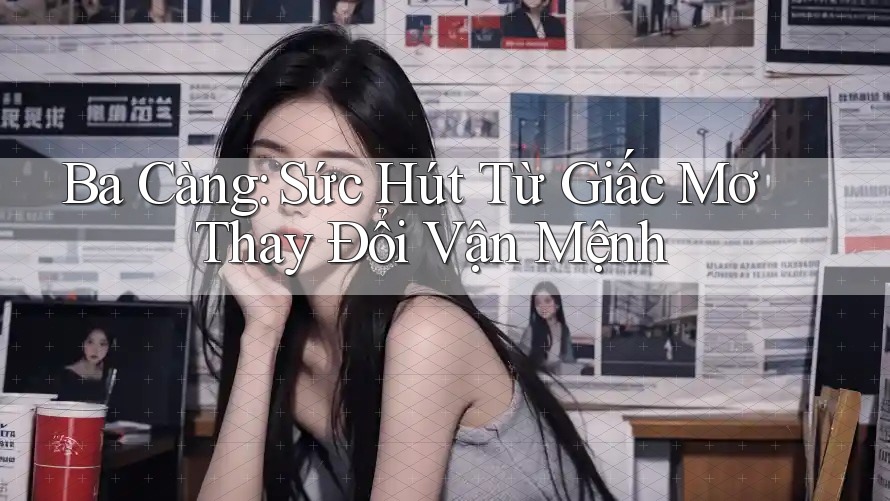 Ba Càng: Sức Hút Từ Giấc Mơ Thay Đổi Vận Mệnh Ba Càng: Sức Hút Từ Giấc Mơ Thay Đổi Vận Mệnh