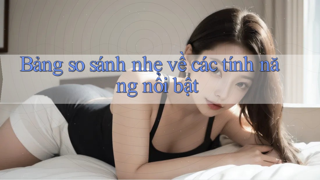 Bảng so sánh nhẹ về các tính năng nổi bật
