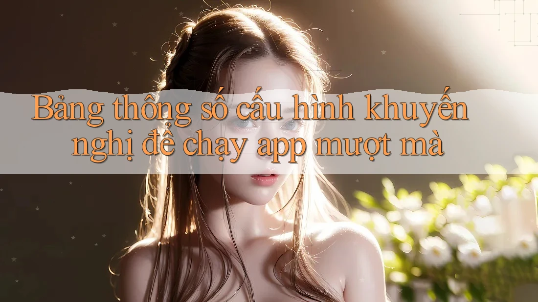Bảng thông số cấu hình khuyến nghị để chạy app mượt mà