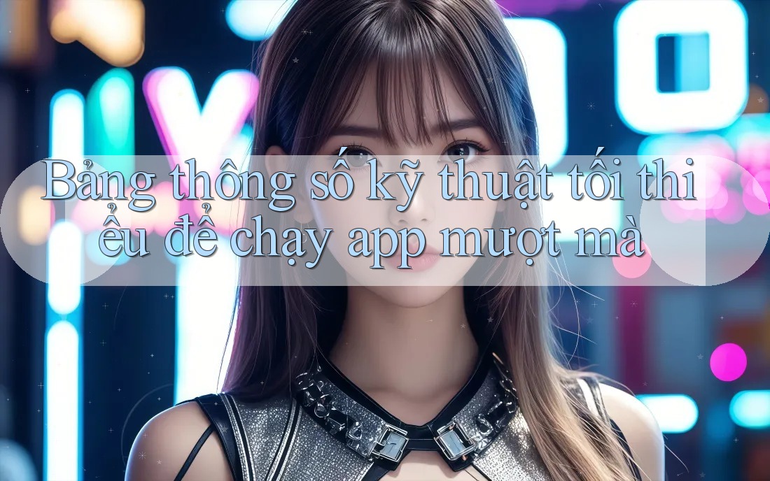 Bảng thông số kỹ thuật tối thiểu để chạy app mượt mà Bảng thông số kỹ thuật tối thiểu để chạy app mượt mà