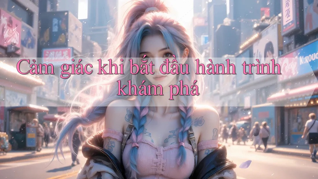 Cảm giác khi bắt đầu hành trình khám phá Cảm giác khi bắt đầu hành trình khám phá