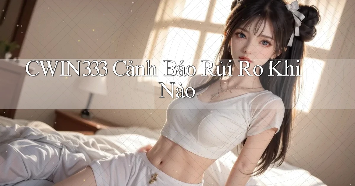cwin333 cảnh báo rủi ro khi nào