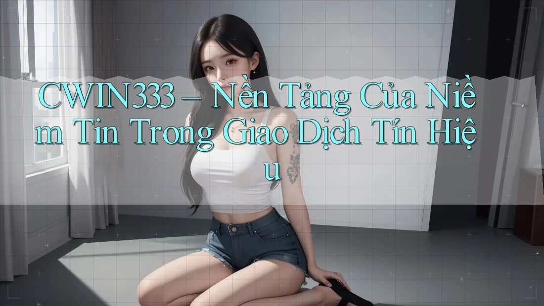 CWIN333 – Nền Tảng Của Niềm Tin Trong Giao Dịch Tín Hiệu