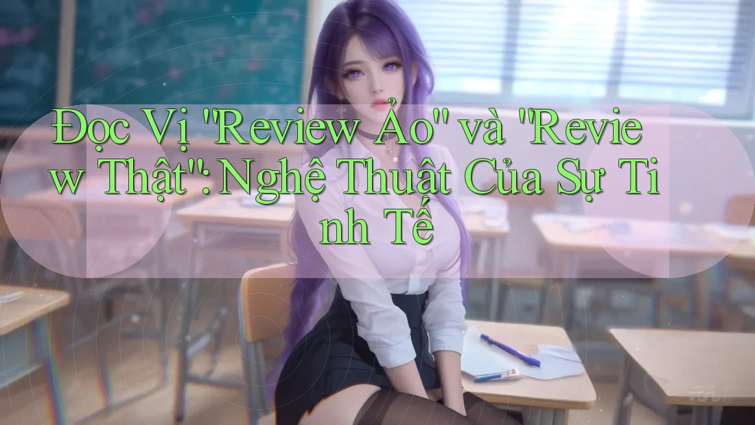 Đọc Vị “Review Ảo” và “Review Thật”: Nghệ Thuật Của Sự Tinh Tế