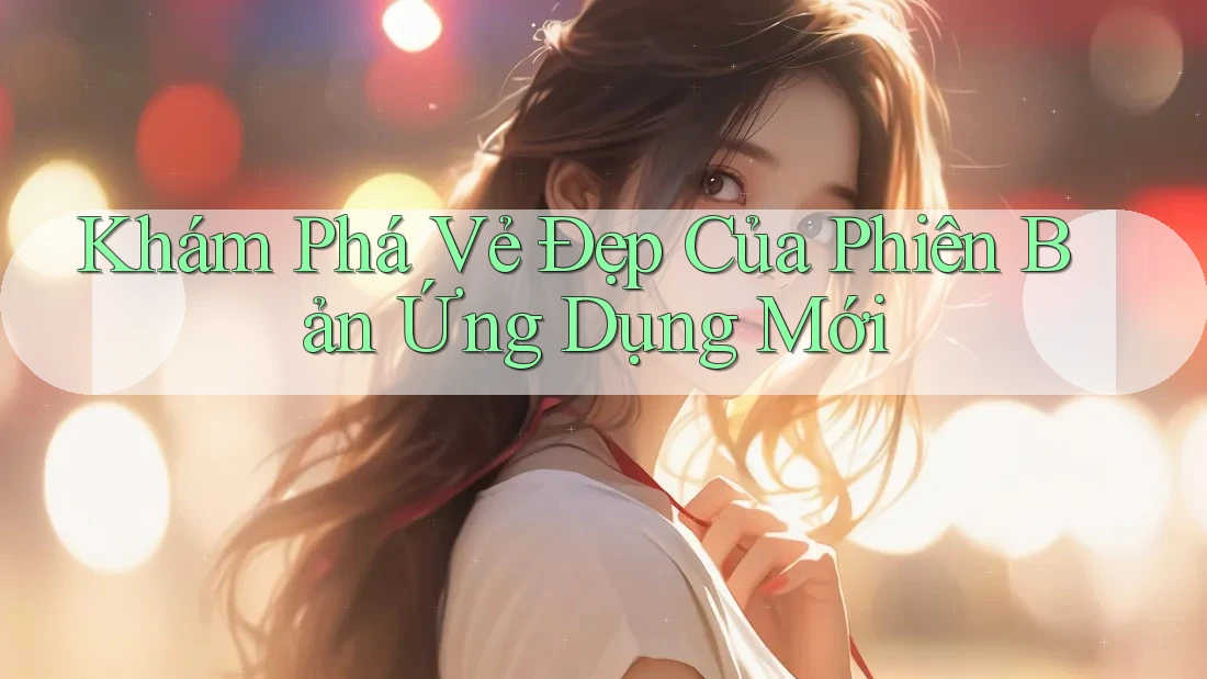 Khám Phá Vẻ Đẹp Của Phiên Bản Ứng Dụng Mới