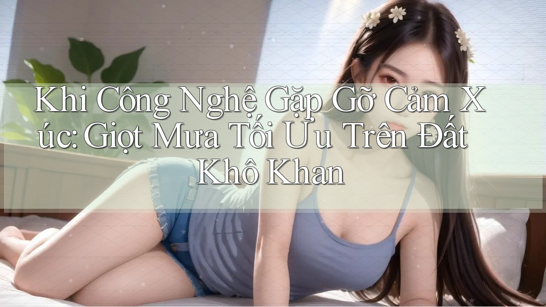 Khi Công Nghệ Gặp Gỡ Cảm Xúc: Giọt Mưa Tối Ưu Trên Đất Khô Khan Khi Công Nghệ Gặp Gỡ Cảm Xúc: Giọt Mưa Tối Ưu Trên Đất Khô Khan