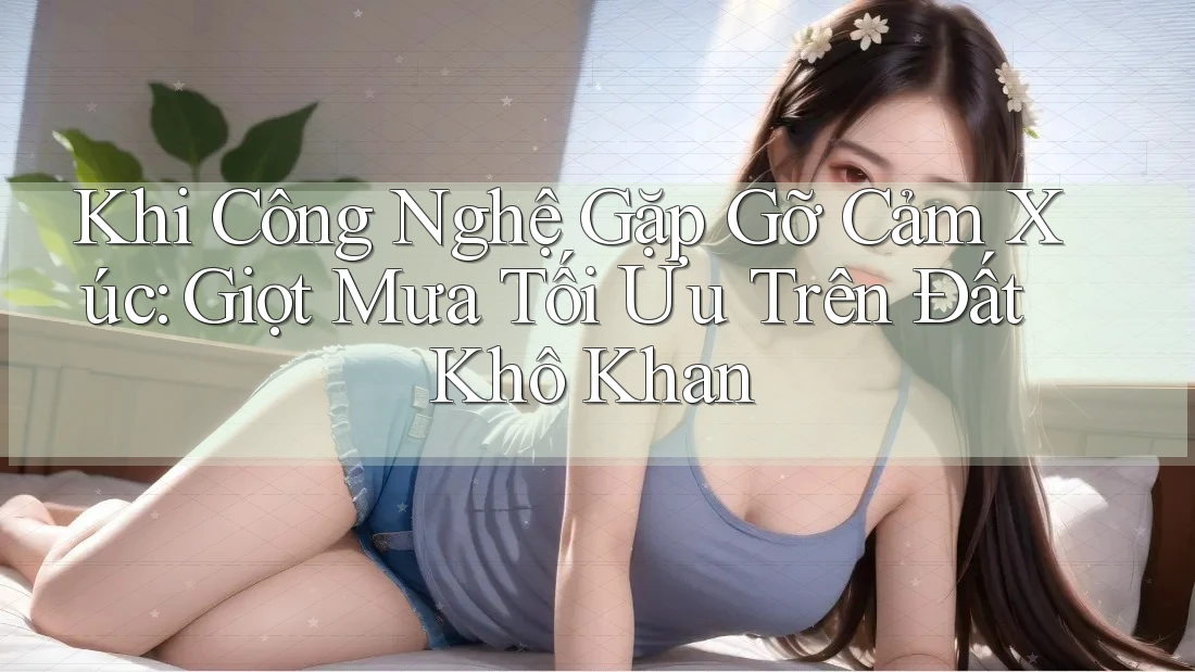 Khi Công Nghệ Gặp Gỡ Cảm Xúc: Giọt Mưa Tối Ưu Trên Đất Khô Khan Khi Công Nghệ Gặp Gỡ Cảm Xúc: Giọt Mưa Tối Ưu Trên Đất Khô Khan