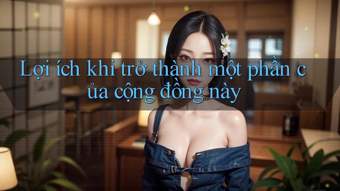 Lợi ích khi trở thành một phần của cộng đồng này