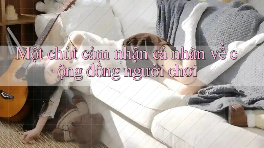 Một chút cảm nhận cá nhân về cộng đồng người chơi Một chút cảm nhận cá nhân về cộng đồng người chơi