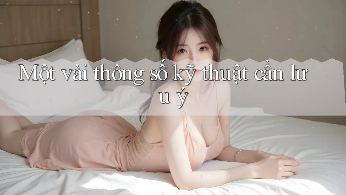 Một vài thông số kỹ thuật cần lưu ý