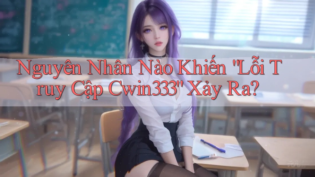 Nguyên Nhân Nào Khiến “Lỗi Truy Cập Cwin333” Xảy Ra?
