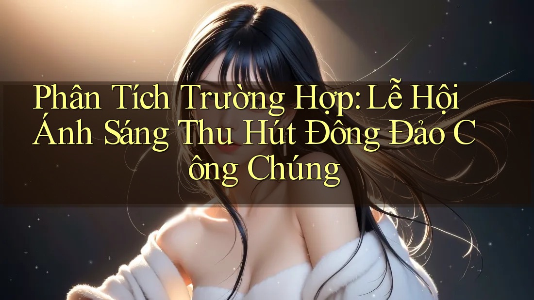 Phân Tích Trường Hợp: Lễ Hội Ánh Sáng Thu Hút Đông Đảo Công Chúng