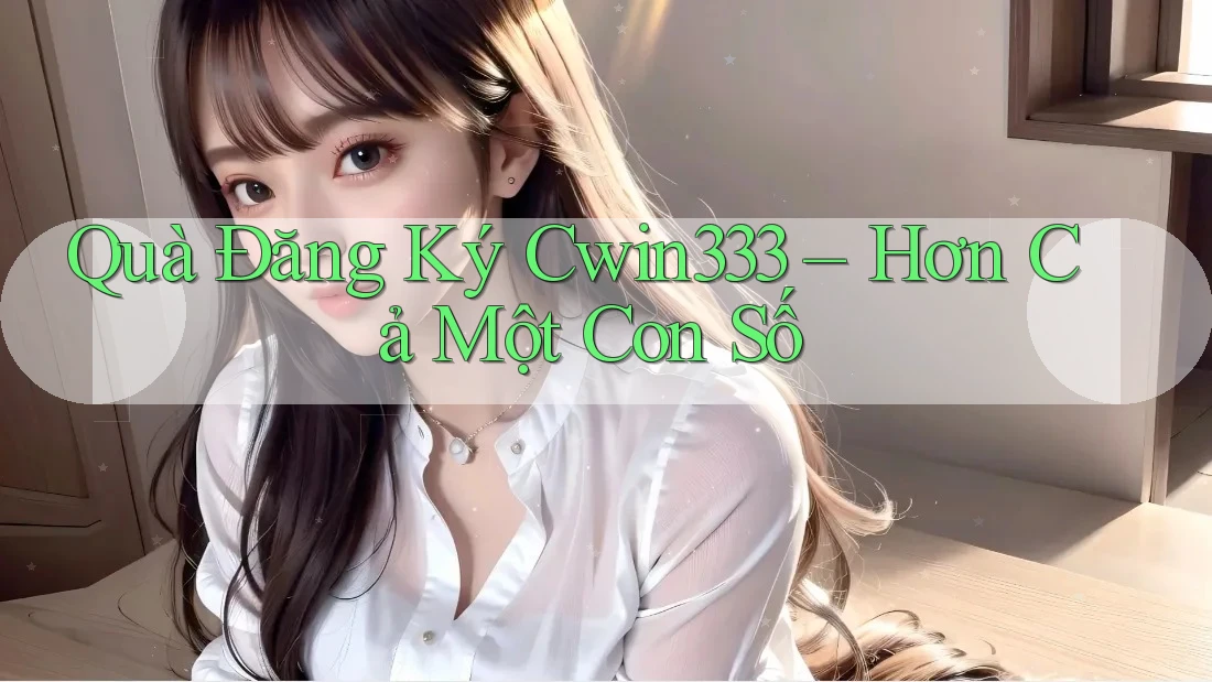 Quà Đăng Ký Cwin333 – Hơn Cả Một Con Số