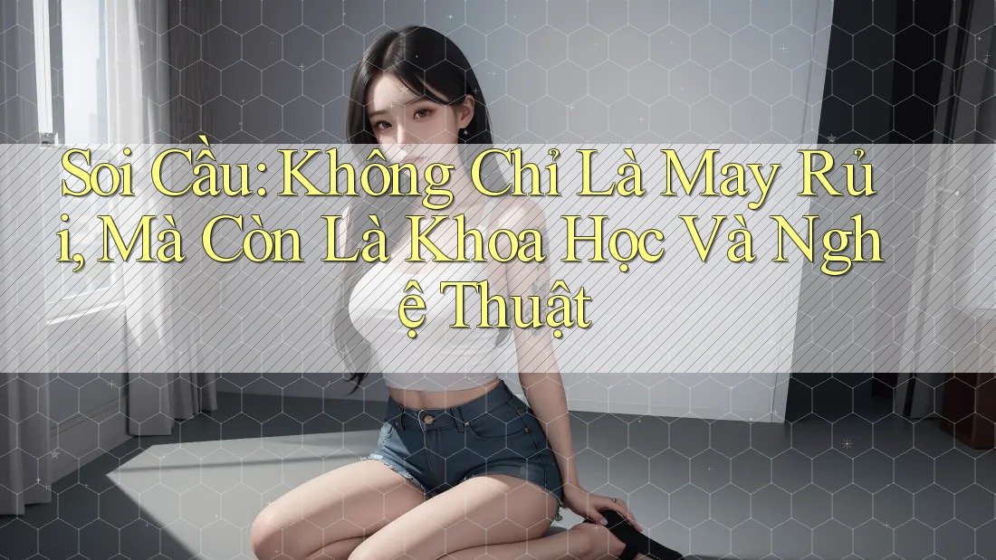 Soi Cầu: Không Chỉ Là May Rủi, Mà Còn Là Khoa Học Và Nghệ Thuật
