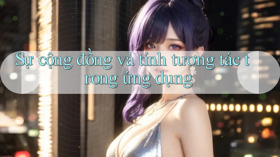 Sự cộng đồng và tính tương tác trong ứng dụng Sự cộng đồng và tính tương tác trong ứng dụng
