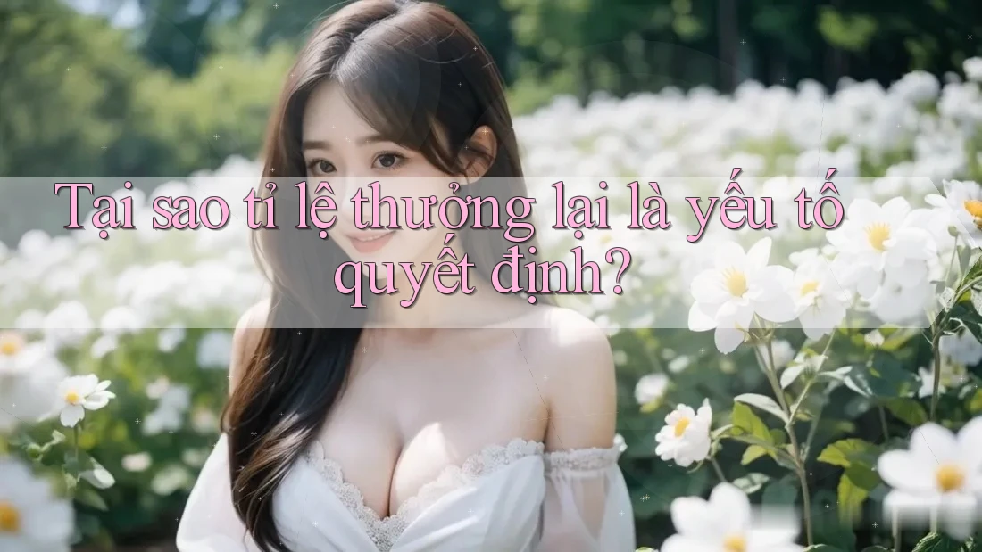 Tại sao tỉ lệ thưởng lại là yếu tố quyết định?