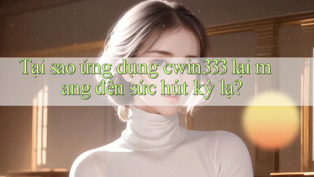 Tại sao ứng dụng cwin333 lại mang đến sức hút kỳ lạ? Tại sao ứng dụng cwin333 lại mang đến sức hút kỳ lạ?