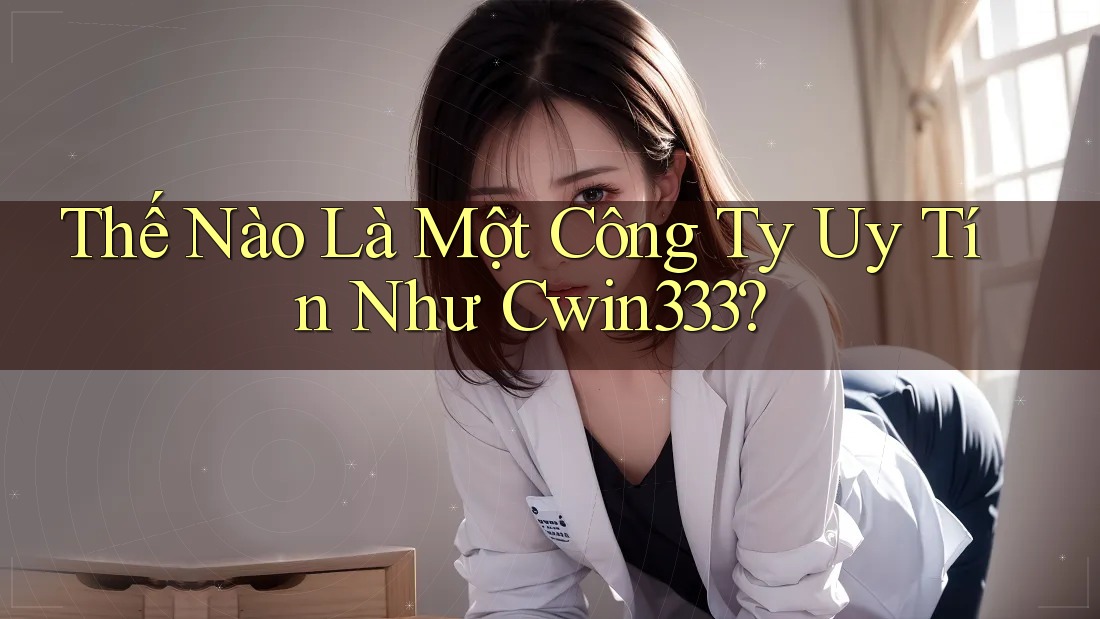 Thế Nào Là Một Công Ty Uy Tín Như Cwin333?
